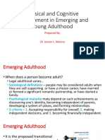 Physical and Cognitive Development in Emerging and Young Adulthood