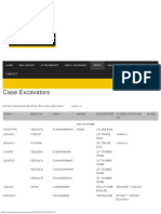 Case Excavators - CADENAS