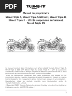 Street Triple Range Owners Handbook FR