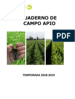 Cuaderno Campo Apio 2019