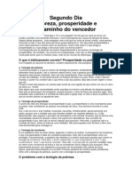 02 - Segundo Dia - Pobreza, Prosperidade e o Caminho Do Vencedor