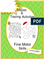 Free Tracingand Mazes Fine Motor Activities No Prep PKKSpecial Education