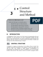 Control Structure and Method