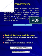 Razón Aritmética