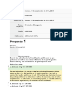 Examen Unidad 2 Constitución y Democracia. MARIA