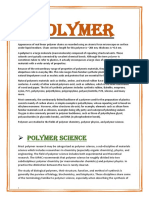 Cbse Class 12 Project File On Polymer