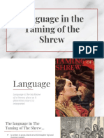 Language in The Taming of The Shrew 2