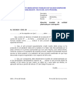 Modelo de Escrito Absolviendo Traslado de Nulidad Basándose en Convalidación Tácita Del Acto Procesal