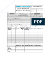 DPT Test Report Format