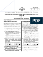 Ntse Mat Question Paper