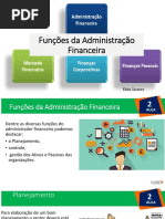 Aulas 2 Funções Administrativas Financeiras