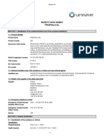 Safety Data Sheet Propan