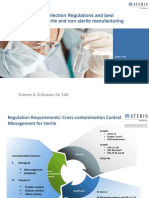 Cleaning & Disinfection Regulations and Best Practice For Sterile and Non Sterile Manufacturing