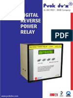 Reverse Power Relay