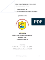 EC8451 Electromagnetic Fields