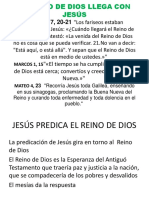 El Reino de Dios Llega Con Jesús