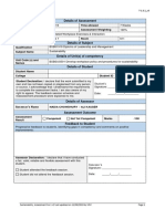 Sustainability Assesment