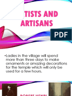 Artists and Artisans