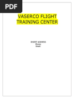 Business Plan Flight Training Aviation