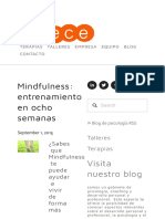 Mindfulness: Entrenamiento en 8 Semanas - Grupo Crece