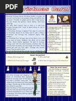 A Christmas Carol Simplified Version Key Included Reading Comprehension Exercises - 14486