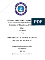 B.SC Nautical Science Syllabus