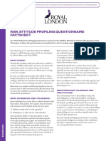 511rf Risk Attitude Profiling Questionnaire Factsheet