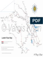 Ladakh Road Map Vargis Khan