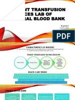 Patient Transfusion Testing Industry