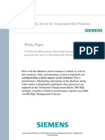 SQL Server For Teamcenter Best Practices 1.4