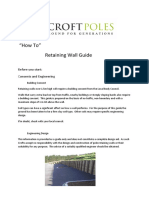 Croft Poles Retaining Wall Guide