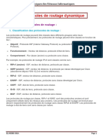 Protocoles de Routage Dynamique