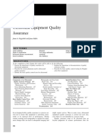 Ultrasound Equipment Quality Assurance - CHAPTER 14