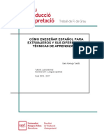 Cómo Eneseñar Español para Extranjeros y Sus Diferentes Tècnicas de Aprendizaje