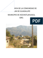 Monografia de La Comunidad de Plan de Guadalupe