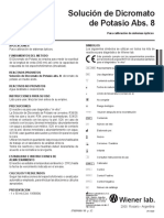 Solucion Dicromato Potasio SP PDF