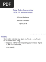 Cubic Spline Interpolation PDF