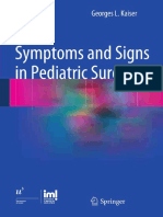 Symptoms and Signs in Pediatric Surgery