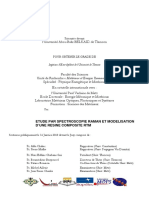 Etude Par Spectroscopie Raman Et Modelisation Dune Resine Composite RTM PDF