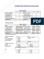 Analyse Financiere Des Comptes Consolides PDF