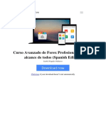 Curso Avanzado de Forex Profesional Forex Al Alcance de Todos Spanish Edition by Isabel Nogales Naharro 1530995256 PDF