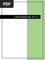 Rac Lab Mannual