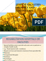 Rehabilitation Hospice and Palliative Care