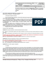 Trabalho de Recuperação 6º Ano - Português GABARITO