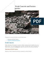 Lesson 3 Properties of Fresh Concrete and Factors Affecting Properties