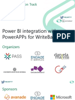 PowerBI Integration With PowerApps For Write Back