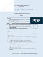 Correção Teste 2.2 História 11º Ano