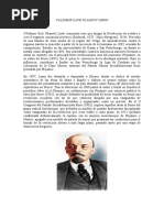 Vladimir Ilich Ulianov Lenin Biografia