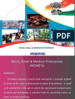 Micro, Small & Medium Enterprises