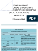 Pud Matematica Tercer Año